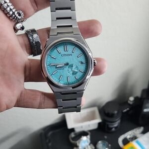 Citizen Men's Zenshin Modle Duratec Watch with Tiffiny Dial Super titanium Base